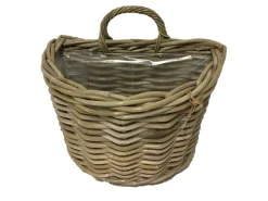 Wandhanger antiekgrijs 38X24H25CM