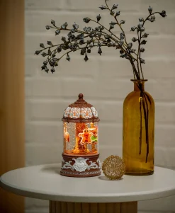 Waterspinner caroussel peperkoekfiguurtjes led warmwit voor binnen