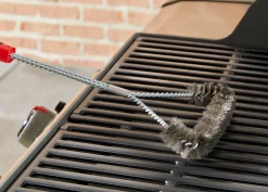 WEBER DRIEZIJDIGE BORSTEL GROOT 46 CM