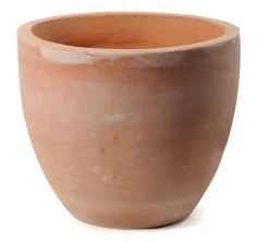 Whitewash egg pot d25h22