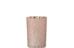 Windl zigzag gl zalm l (12x12x18cm)