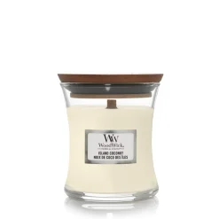 Woodwick Geurkaars island coconut mini