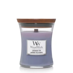 Woodwick Geurkaars lavender spa medium