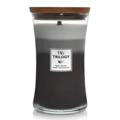 Woodwick Geurkaars Trilogy warm woods Large