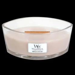 Woodwick Geurkaars vanilla & sea salt ellipse