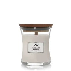 Woodwick Geurkaars warm wool mini