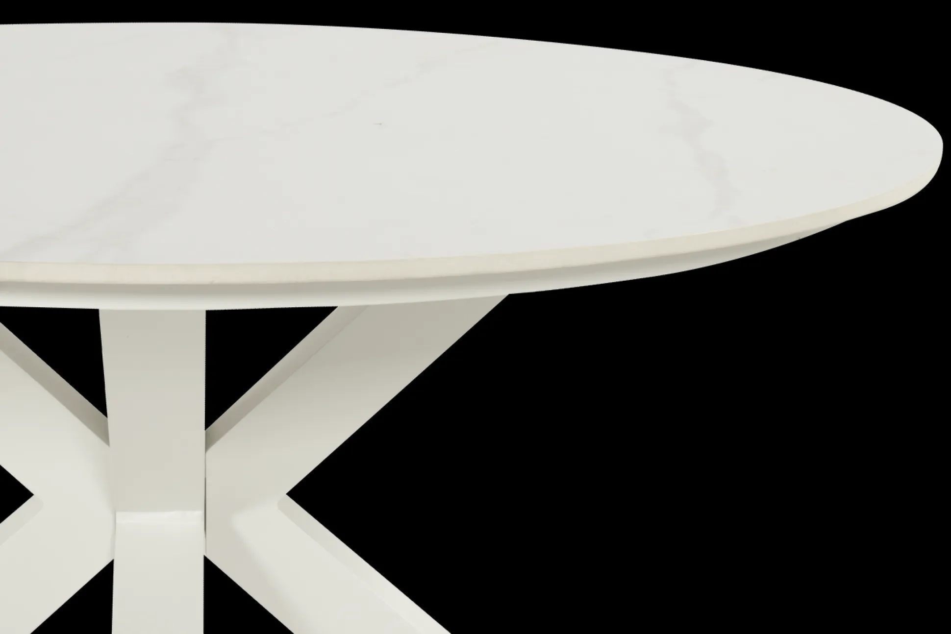 Xander tafel rond wit