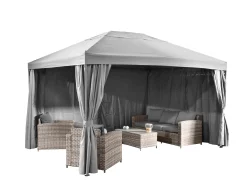 Zonnetent Hanson grijs