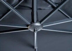 Zweefparasol Monterey antraciet-taupe